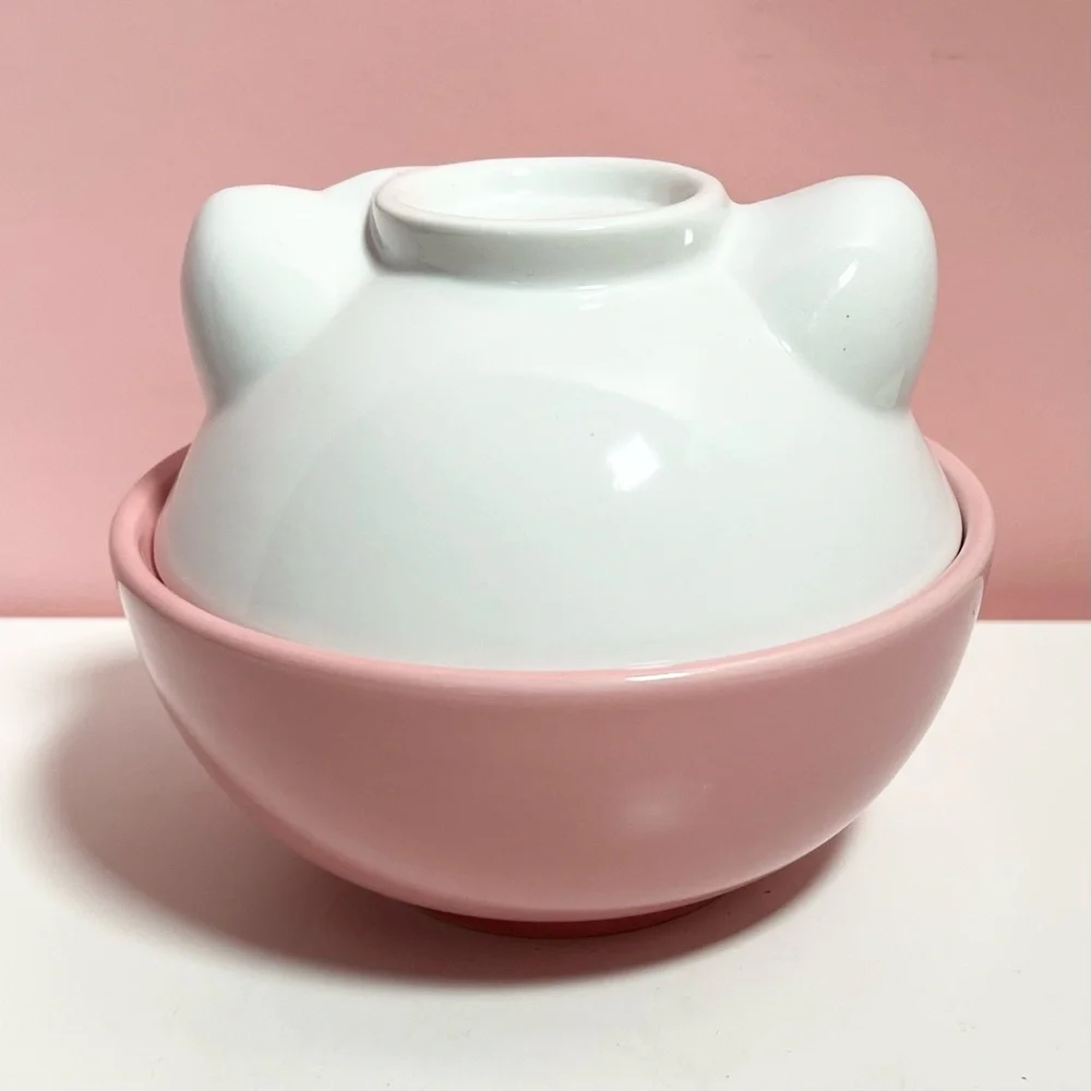 Vintage Y2K 2000s Mcbling Sanrio hello kitty rice bowl